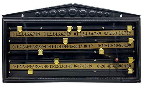BEUON Billard Scoreboard Snooker Score Recorder Billard Spiel Recording Board Berechnungs Zahl Billard ZubehöR