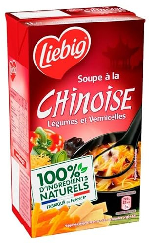 LIEBIG - Soupe À La Chinoise 7 Legumes Vermicelles 1L - Lot De 3 - Vendu Par Lot