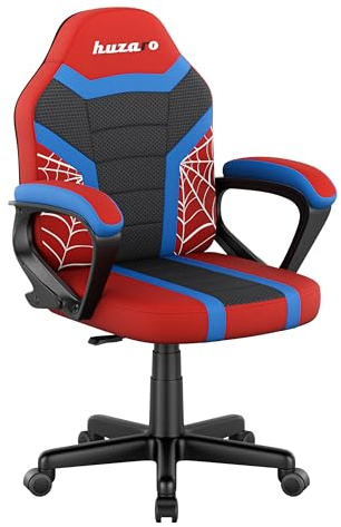 huzaro Ranger 1.0 Kinderschreibtischstuhl, Gaming Stuhl für Kinder, Spider | PC Stuhl Gaming Zocker Stuhl - Höhenverstellbar - Ergonomischer Schreibtischstuhl für Kinder und Jugendliche