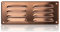 260x105mm Kupfer Lüftungsgitter mit Insektenschutz - Metall Abluftgitter - Abluft Zuluft Gitter