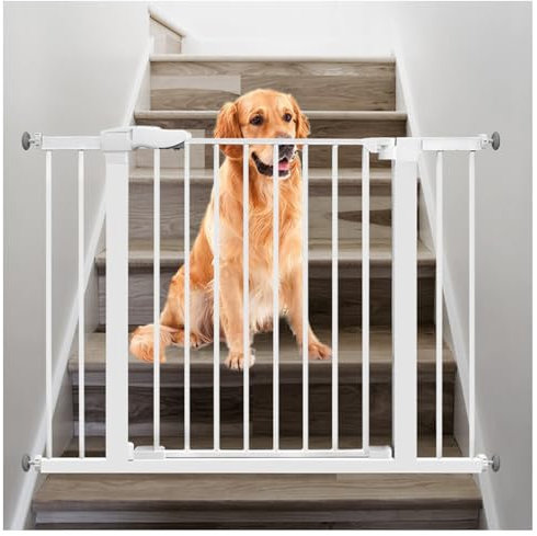 Treppenschutzgitter, Hundeschutzgitter, Sicherheitsschutzgitter Mit Druckanpassung, Verstellbare Breite 60–82 Cm (23,6–32 Zoll), Schraubenfreie Installation, Geeignet For Kinder Und Haustiere ( Size :