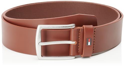 Tommy Hilfiger Herren Geschenk-Set Denton Gürtel, Braun (Cognac), 110 cm