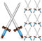 ZYEKIU 10 Pièces Épées Gonflables Jouet Épée, Couteaux de Gonflables Pirate, Epee Enfant, Deguisement Pirate, Epee Mousse pour La Fête de Cosplay, Décorations de Thème (Type 1)