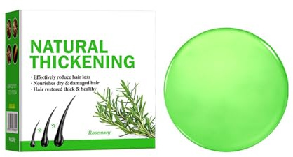 Eazerom 12 Jabón de Champú de Romero,Champú sólido natural con romero para nutrir el cuero cabelludo y estimular el crecimiento capilar,Shampoo orgánico anticaída que fortalece las raíces