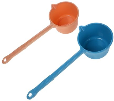 Mikinona 2pezzi Mestolo Per Manico Plastica Per Uso in Cucina e Bagno Utensile Per e Bucato
