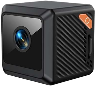 Dopsyesn Mini Caméra WiFi sans Fil,Moniteur Vision 1080P | Caméra Intelligente Discrète Portable À Chargement USB Et Stockage par Carte Mémoire pour Chambre, Jardin, Garage, Voiture,