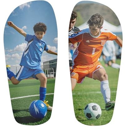 Personalisierte Schienbeinschoner–Individuelle Tapdesign Schienbeinschoner Für Fußball Mit Foto,Text – Schützende & Stylische Für Erwachsene & Jugendliche