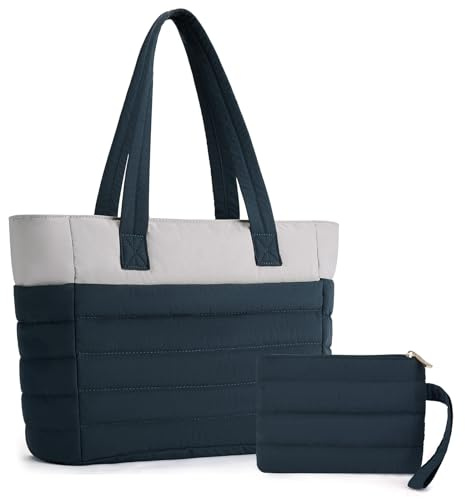 Axcone Handtasche Damen,Groß Wasserdichte Laptop Tote Bag,Shopper Tasche Damen,Herren Damen Sporttasche & Reisetasche Mit Fachern Und Reiß Fur Reisen,Fitness