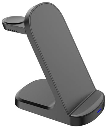 kwoifioy Foldable Charging Dock Station 15W Holder for Cellphone Watch Earphone Portable Dock