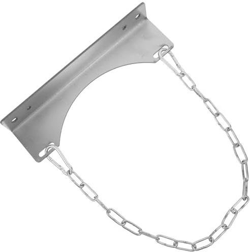 NULYLU Soporte para Cilindro de Gas de Acero Inoxidable con Montaje en Pared para Tanque de 40l Individual con Cadena de Seguridad, Soporte Industrial Resistente para Almacenamiento