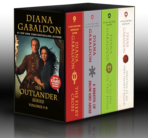 Outlander Volumes 5-8 (4-Book Boxed Set): The Fiery Cross, A Breath of Snow and Ashes, An Echo in the Bone, Written in My Own Heart's Blood (Outlander, 5-8)