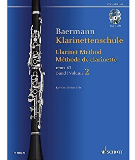 Klarinettenschule: Band 2: No. 34-52. op. 63. Klarinette in B. (Baermann - Klarinettenschule, Band 2: No. 34-52)