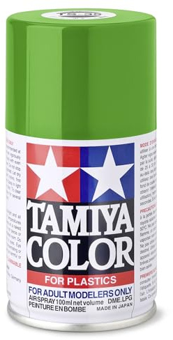 TAMIYA 85035 TS-35 Parkgrün glänzend 100ml- Sprühfarbe für Plastikmodellbau, Modellbau und Bastelzubehör, Sprühfarbe für den Modellbau