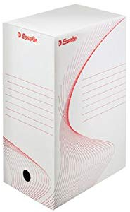 Esselte 128601 Archiv-Schachtel, DIN A4, weiß, (B)150 mm
