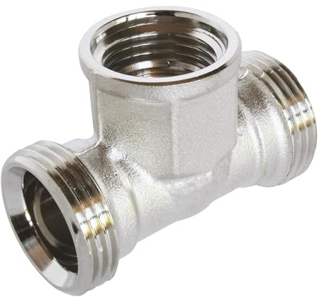 SOMATHERM FOR YOU, Té femelle à compression 3/4 EK - Raccord pour tubes cuivre, PER, multicouche - Montage facile - Normes conformes - Idéal pour eau chaude et froide - Gris/Argent | Créez facilement une dérivation grâce à ce té universel, montage facile sans outillage.
