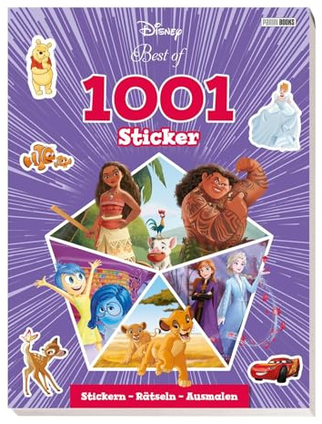 Disney Best of: 1001 Sticker - Stickern - Rätseln - Ausmalen: Activityblock mit 1001 Stickern