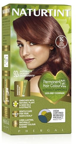 Naturtint Haarfarbe, permanent, 5C Hell-Kupfer-Kastanien-Braun