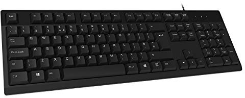 CiT USB/PS2 Combo Keyboard - Svart