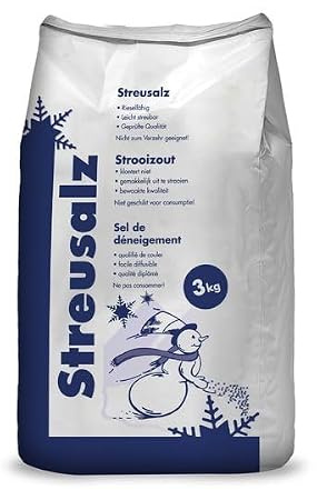 Hamann Streusalz 3 kg - Langzeitwirkung bei dickeren Eis & Schneeschichten