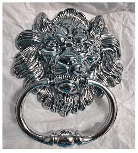 ZJCNHY 1pcs 12cm Restauriertes Löwe Türklopfer Türklopfer Lionhead Doorknockers Lions Home Decor Holztürklopfer Türklopfer 546 (Color : 3)