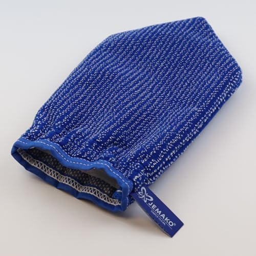 Wandbreite Jemako Reinigungshandschuh grün blau gelb Kurzflor Langflor (Handschuh blau)