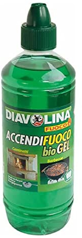 La zappa Accendifuoco Gel Ecologico per fonduta Barbecue e fornelli Beloli combustione 750 ml