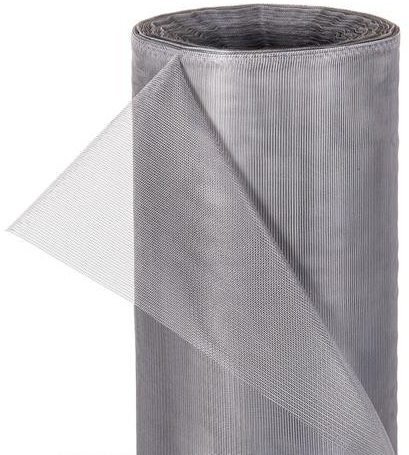 HaGa Fliegengitter 180cm Breite x 2m Länge – Insektenschutz Fenster – Reißfest, UV-beständig, Zuschneidbar 100% PES – Moskitonetz & Mückenschutz – Fliegennetz