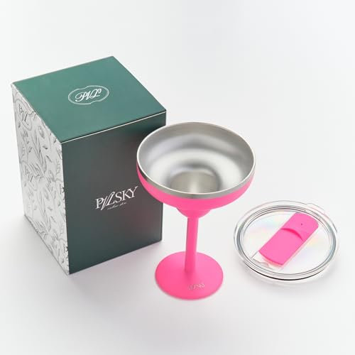 Margarita Bicchiere in acciaio inox | Temperatura isolata per picnic, piscina, spiaggia, terrazza, festa