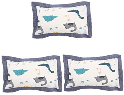 TOYANDONA 3stücke Cartoon Design Kissenbezug Für Kleinkinder Hautfreundlicher Und Bequemer Reisekissenbezug Für Junge Mädchen Maschinenwaschbar Für Reisen Und Unterwegs