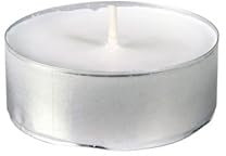 Duni Maxi - Velas de té (100 unidades, 10 horas de diámetro, 56 mm de diámetro, 10 horas, mezcla de aceites vegetales), color blanco