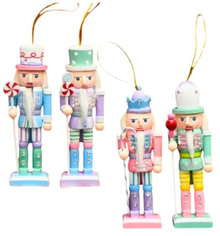 Decoración de Navidad, Cascanueces Navidad, Decoracion arbol de Navidad, Adornos de Navidad, Pack 4 Cascanueces, Natal decoraçÃo, decoraçÃo de Natal, decoración navideña, Adornos Navidad arbol