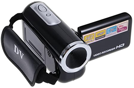 KONTONTY Mini Video Dv Camcorder Handheld 16 Million Digital Camera | 2.0 Inch Tft LCD Screen, LED Flash, 4x Digital Zoom, TV Output and USB Interface