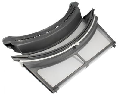 JCSPARES® - Filtro Lanugine Pelucchi Filacci Principale Completo SC Natis per Asciugatrice Compatibile con Hotpoint Compatibile con Ariston per Modelli H8D94WB Ed Ulteriori