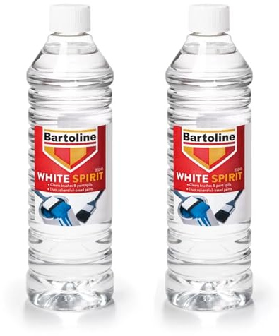 White Spirit 1 Litre Multi-Purpose Paint Solvent – Oil-Based Paint Cleaner, Paint Thinner, Stain Remover, Safe for Brushes, Tools & Surfaces, Ideal for Cleaning, DIY, Home, Workshop & Household Use