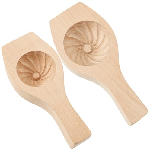 Lot de 2 moules à petits pains à la vapeur en bois Baozi - Marque de biscuits esthétiques - Fabricant de petits pains cuits à la vapeur multifonction pour la cuisson de la maison de cuisine à la