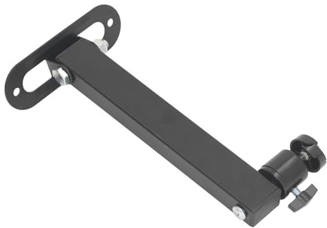 Joyance Soporte de pared para proyector, interfaz universal plegable de 1/4, ángulo ajustable, fuerte capacidad de carga, soporte de proyector de pared de 20 cm, soporte de proyección de techo de