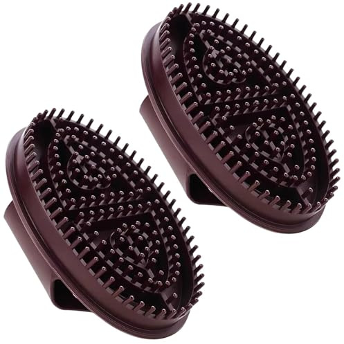 2PCS Meridian Brush Massage Body, Cellulite Scrub Brushs and Lymphatic Drainage Massager, Exfoliating Bodys Brush for Improved Circulation, Spa and Home Body Care Treatment Kit for Women & Men