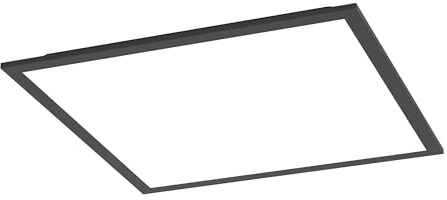 EGLO connect.z Smart-Home LED Panel Moradillo-Z, 40 x 40 cm | ZigBee Deckenleuchte, Matter, App und Sprachsteuerung Alexa, warmweiß-kaltweiß, RGB, dimmbar, Deckenlampe schwarz