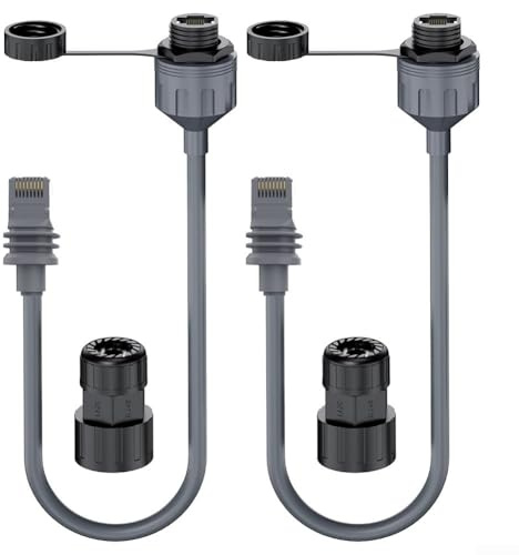 Für Starlink Ethernet-Adapter mit RJ45-Kompatibilität, wasserdichtes Design für Gen 3 und Mini-Dish Antennen (2 Stück)