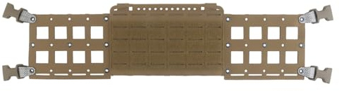 Expansionsmonteringsplatta med snabbfrigörande kummerbund snabb expansion monteringsplatta hängande bräda verktygsväska för Range Training och Airsoft tillbehör (Khaki)