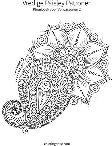 Vredige Paisley Patronen Kleurboek voor Volwassenen 2