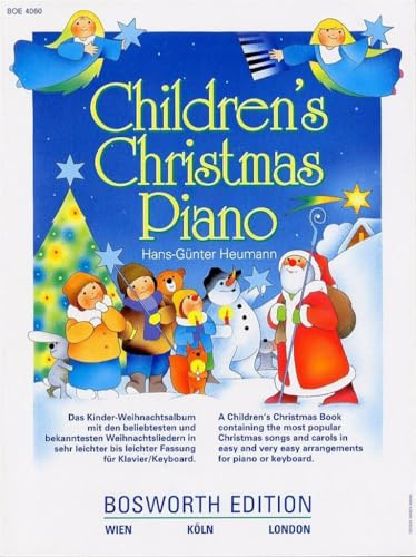 Children's Christmas Piano - Bosworth Edition | Notenbuch für Klavier und Keyboard | Deutsch-englische Weihnachtslieder, Akkorde für Gitarre | ... bis leichter Fassung für Klavier / Keyboard
