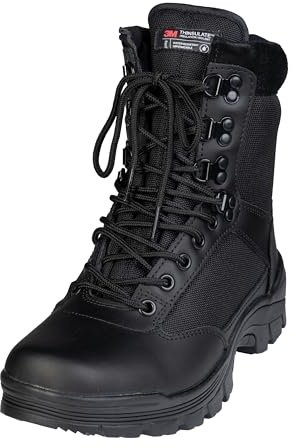 Mil-Tec - Swat, Zapatos para senderismo, Noir,