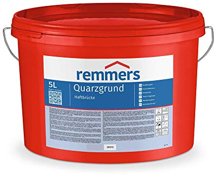 Remmers Quarzgrund - Haftbrücke, 5ltr., Grundierung, Haftbrücke für aufzutragendem Putz, extrem haftend auf glatten nicht saugenden Untergründen