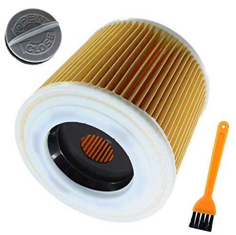 HURI Patronenfilter für Kärcher A1000 A1001 MV2 MV3 MV3 WD 3.800 M Eco Logic 4000 Plus 4000 TE, K 2000 K 2150 K 2301 K 2901 F, K 4000 TE, NT 27/1 ME Adv Professional ersetzt 6.414-552.0