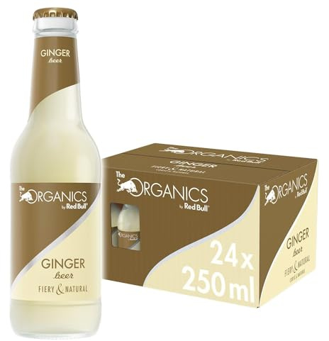 ORGANICS Ginger Beer by Red Bull, 24 x 250ml, Glasflaschen Bio Getränke 24er Palette