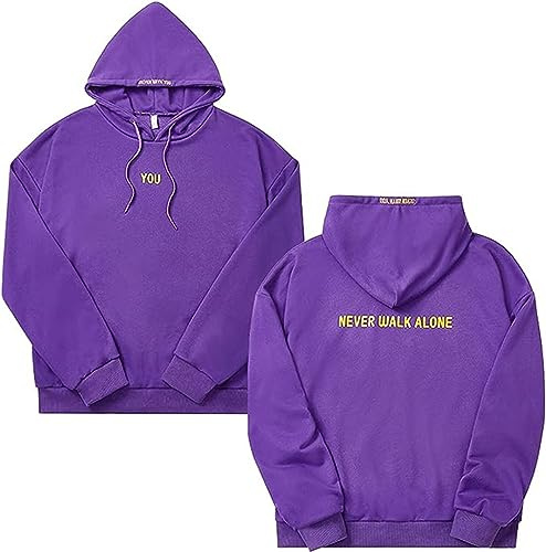 Silver Basic Jimin with You Hoodie Uomo Donna KPOP Felpa con Cappuccio Rapper Fan Manica Lunga Pullover Casual Tunica Top Streetwear