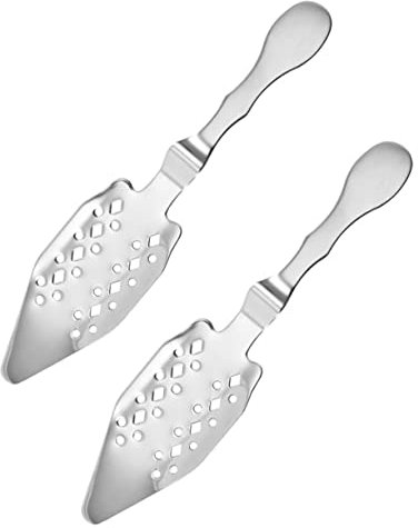 Zerodeko Set Di Stoviglie in Acciaio Inox Con Cucchiaio Raccogligocce E Cucchiaio Da Zucchero Per Bar E Gourmet