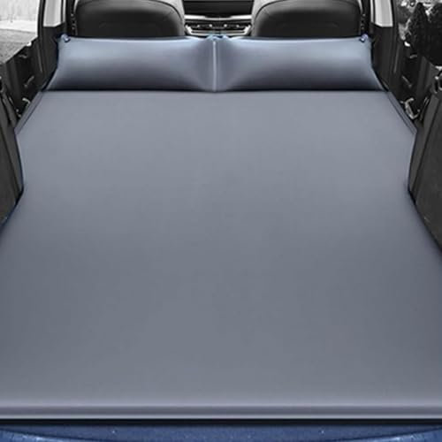 HJING Auto Matratze,Für Jeep Wrangler,Faltbar Reisen Camping Auto Luftmatratzen Bringen Sie Zwei Kissen,Auto Kofferraum Auto Bett,C/Grey