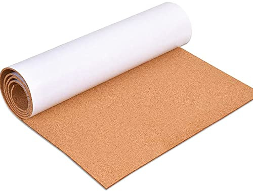 Rouleau d'affichage liège autocollant 3 mm - 40x60 cm - Mur, bureau, maison, cuisine - Bricolage